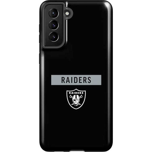NFL Las Vegas Raiders Black Performance Series Galaxy S21 Plus 5G Pro Case