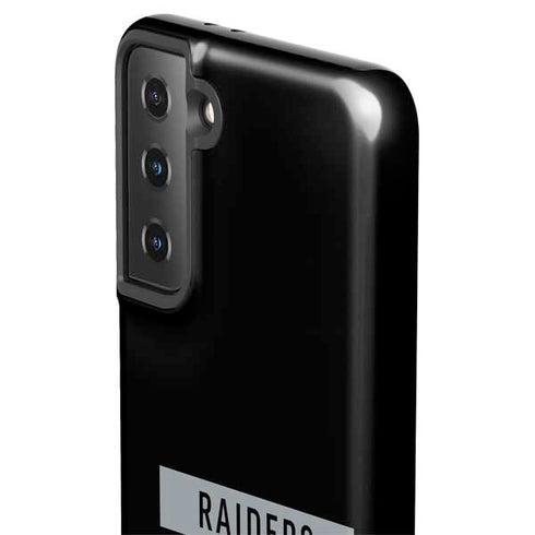 NFL Las Vegas Raiders Black Performance Series Galaxy S21 Plus 5G Pro Case