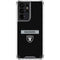 NFL Las Vegas Raiders Black Performance Series Galaxy S21 Ultra 5G Clear Case