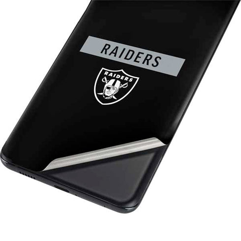 NFL Las Vegas Raiders Black Performance Series Galaxy S21 Ultra 5G Skin