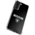 NFL Las Vegas Raiders Black Performance Series Galaxy S22 Clear Case