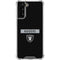 NFL Las Vegas Raiders Black Performance Series Galaxy S22 Plus Clear Case