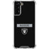 NFL Las Vegas Raiders Black Performance Series Galaxy S22 Plus Clear Case