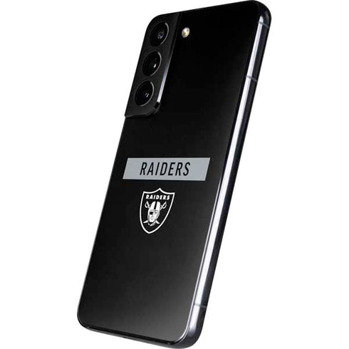 NFL Las Vegas Raiders Black Performance Series Galaxy S22 Skin