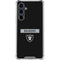 NFL Las Vegas Raiders Black Performance Series Galaxy S23 FE Clear Case