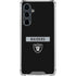 NFL Las Vegas Raiders Black Performance Series Galaxy S23 FE Clear Case
