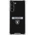 NFL Las Vegas Raiders Black Performance Series Galaxy S23 Plus Clear Case