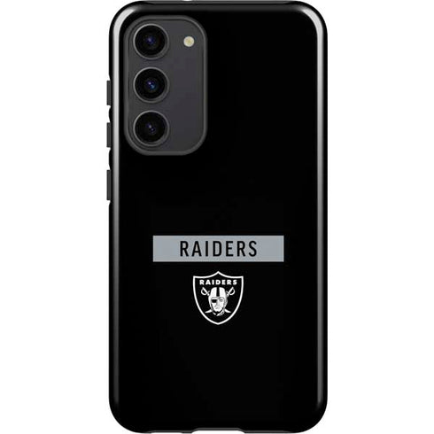 NFL Las Vegas Raiders Black Performance Series Galaxy S23 Plus Pro Case