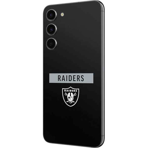 NFL Las Vegas Raiders Black Performance Series Galaxy S23 Plus Skin