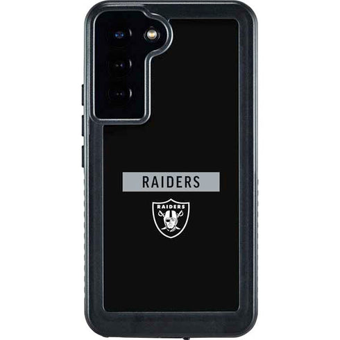 NFL Las Vegas Raiders Black Performance Series Galaxy S23 Plus Waterproof Case