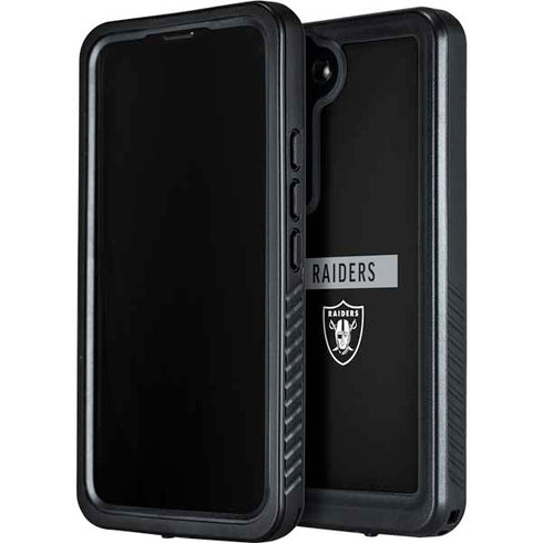 NFL Las Vegas Raiders Black Performance Series Galaxy S23 Plus Waterproof Case