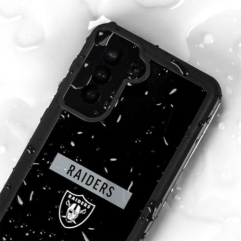 NFL Las Vegas Raiders Black Performance Series Galaxy S23 Plus Waterproof Case