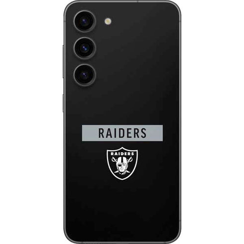 NFL Las Vegas Raiders Black Performance Series Galaxy S23 Skin