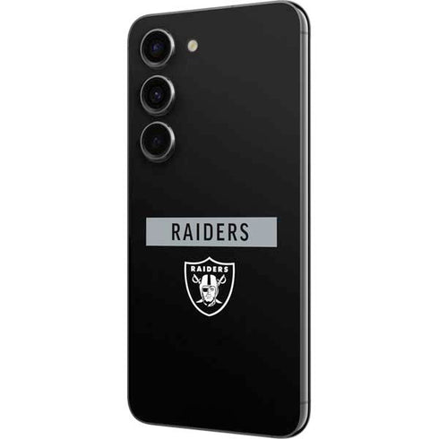 NFL Las Vegas Raiders Black Performance Series Galaxy S23 Skin