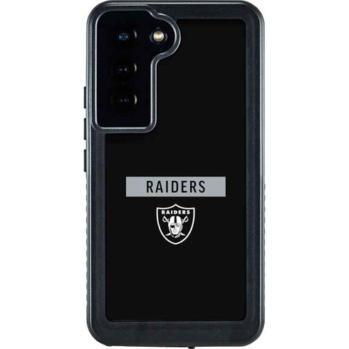 NFL Las Vegas Raiders Black Performance Series Galaxy S23 Waterproof Case