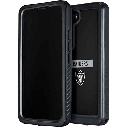 NFL Las Vegas Raiders Black Performance Series Galaxy S23 Waterproof Case