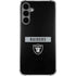 NFL Las Vegas Raiders Black Performance Series Galaxy S24 Plus Clear Case