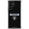 NFL Las Vegas Raiders Black Performance Series Galaxy S24 Ultra Clear Case