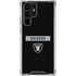 NFL Las Vegas Raiders Black Performance Series Galaxy S24 Ultra Clear Case