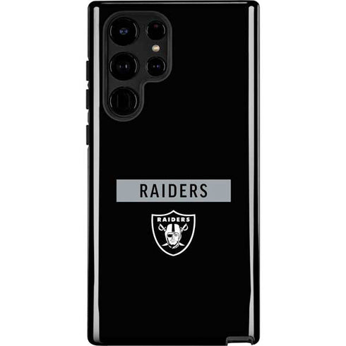 NFL Las Vegas Raiders Black Performance Series Galaxy S24 Ultra Impact Case