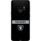 NFL Las Vegas Raiders Black Performance Series Galaxy S9 Skin