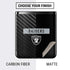 NFL Las Vegas Raiders Black Performance Series Galaxy Z Flip Skin