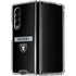 NFL Las Vegas Raiders Black Performance Series Galaxy Z Fold4 5G Clear Case