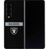 NFL Las Vegas Raiders Black Performance Series Galaxy Z Fold4 5G Skin