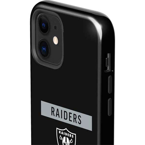 NFL Las Vegas Raiders Black Performance Series iPhone 12 Impact Case