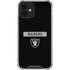NFL Las Vegas Raiders Black Performance Series iPhone 12 Mini Clear Case