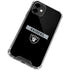 NFL Las Vegas Raiders Black Performance Series iPhone 12 Mini Clear Case