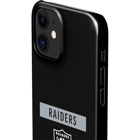 NFL Las Vegas Raiders Black Performance Series iPhone 12 Mini Lite Case