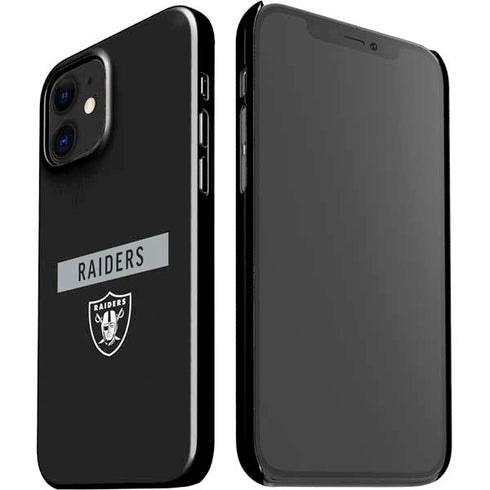 NFL Las Vegas Raiders Black Performance Series iPhone 12 Mini Lite Case
