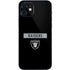NFL Las Vegas Raiders Black Performance Series iPhone 12 Mini Skin