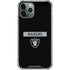 NFL Las Vegas Raiders Black Performance Series iPhone 12 Pro Max Clear Case