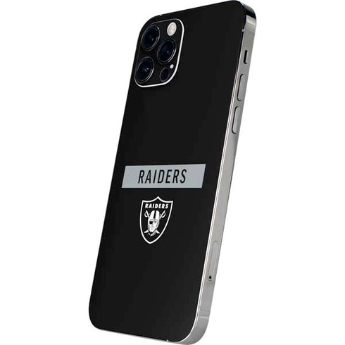NFL Las Vegas Raiders Black Performance Series iPhone 12 Pro Max Skin