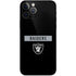 NFL Las Vegas Raiders Black Performance Series iPhone 12 Pro Skin