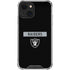 NFL Las Vegas Raiders Black Performance Series iPhone 13 Mini Clear Case
