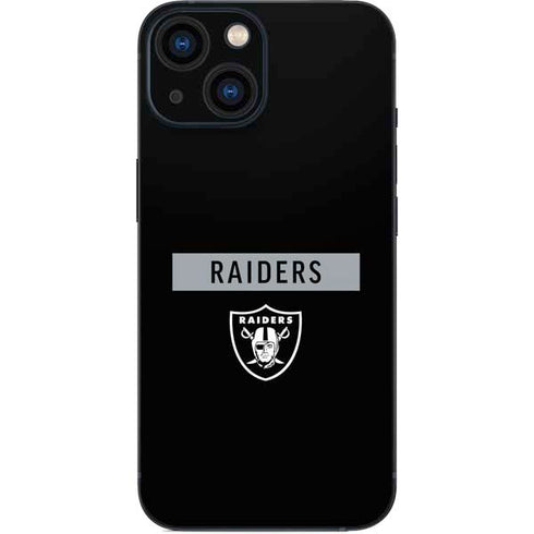 NFL Las Vegas Raiders Black Performance Series iPhone 13 Mini Skin