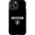NFL Las Vegas Raiders Black Performance Series iPhone 13 Pro Max Impact Case