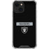 NFL Las Vegas Raiders Black Performance Series iPhone 14 Clear Case