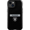 NFL Las Vegas Raiders Black Performance Series iPhone 15 Plus Impact Case