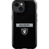 NFL Las Vegas Raiders Black Performance Series iPhone 15 Plus Impact Case