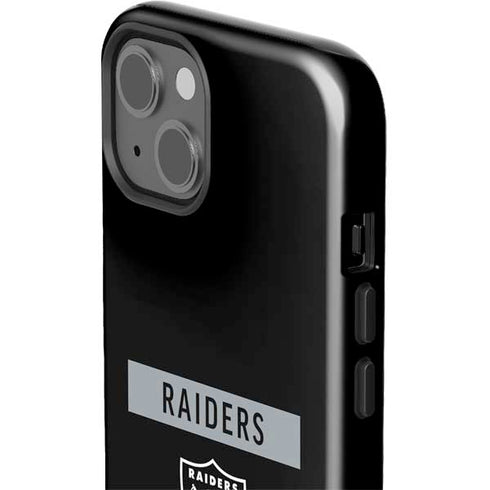 NFL Las Vegas Raiders Black Performance Series iPhone 14 Plus Impact Case