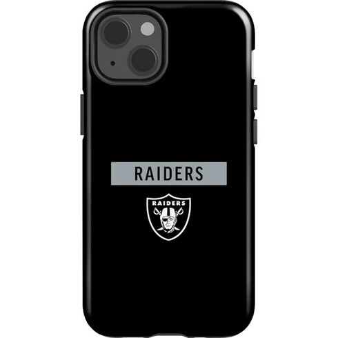 NFL Las Vegas Raiders Black Performance Series iPhone 15 Impact Case