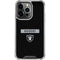 NFL Las Vegas Raiders Black Performance Series iPhone 14 Pro Clear Case