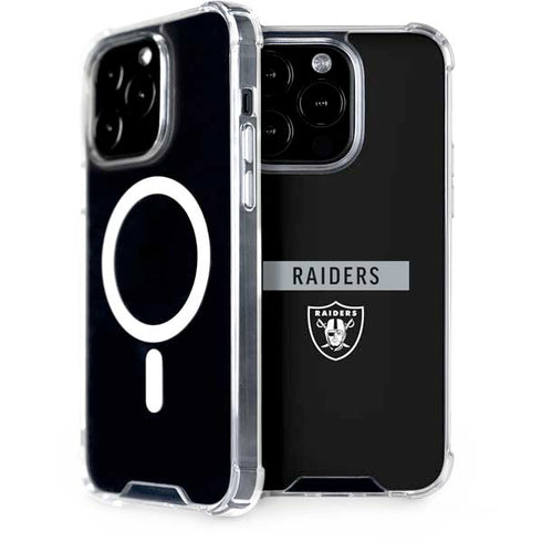 NFL Las Vegas Raiders Black Performance Series iPhone 15 Pro MagSafe Case