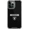 NFL Las Vegas Raiders Black Performance Series iPhone 15 Pro Max Clear Case