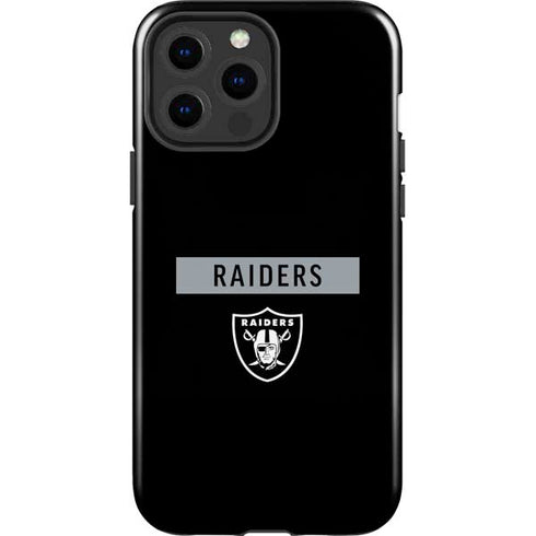 NFL Las Vegas Raiders Black Performance Series iPhone 15 Pro Max Impact Case