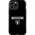 NFL Las Vegas Raiders Black Performance Series iPhone 14 Pro Max Impact Case